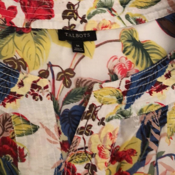 Sleeveless Talbot top. 100% cotton - Picture 2 of 2